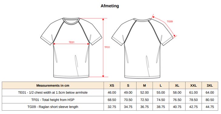 T-shirt heren (unisex)  - 100% polyester