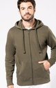 Hoodie met rits unisex