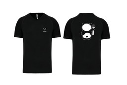 VC PANDA - T-shirt unisex V-hals - 100% polyester