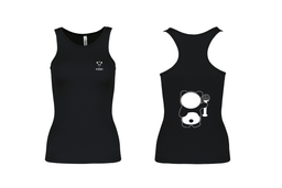 VC PANDA - Sporttop getailleerd - 100% polyester