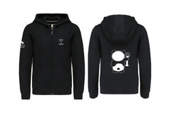 VC PANDA - Hoodie met rits kids