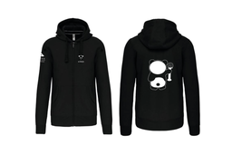 VC PANDA - Hoodie met rits unisex